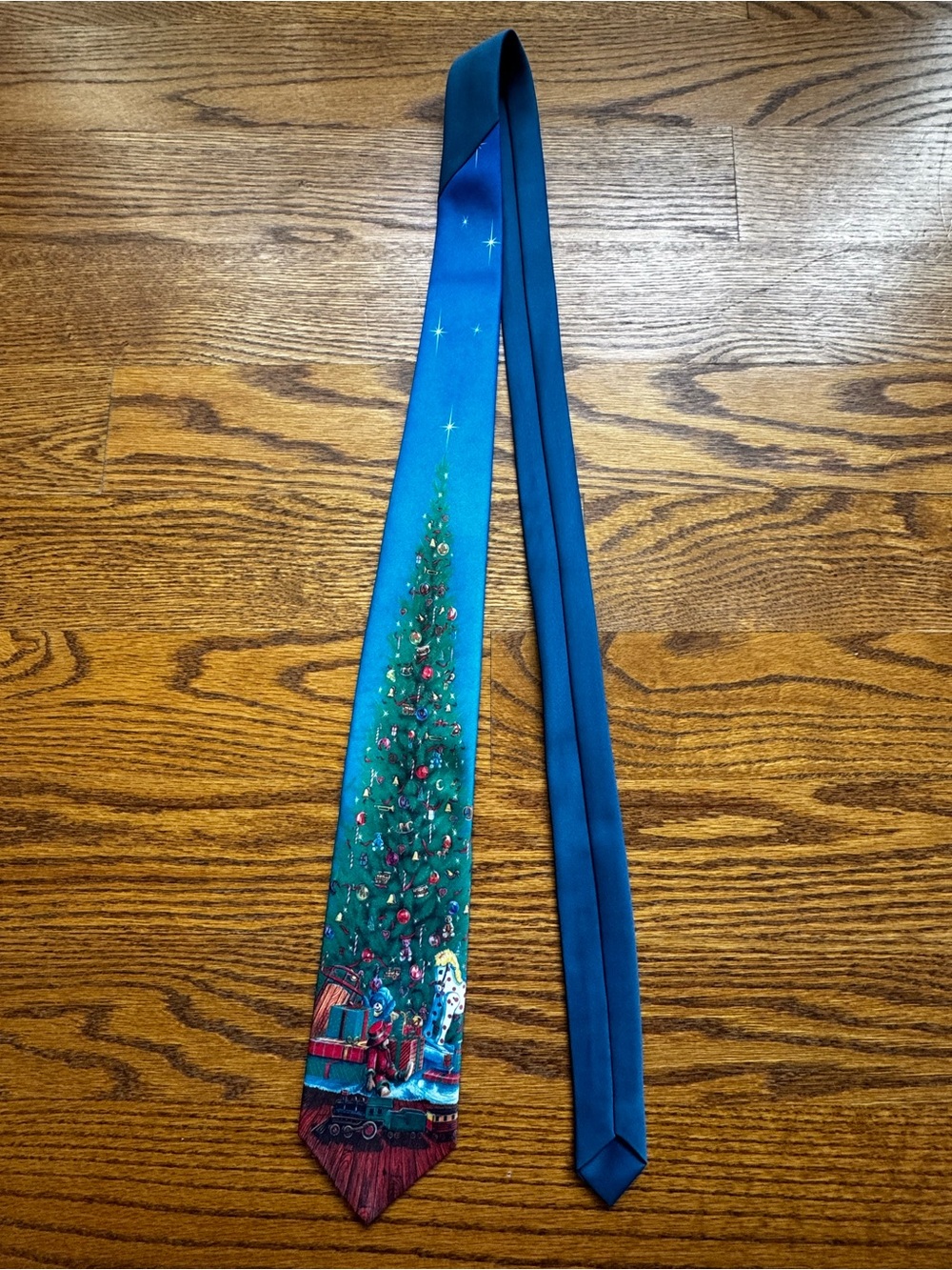 Vintage Ralph Marlin 1999 Christmas Tree Holiday Novelty Necktie